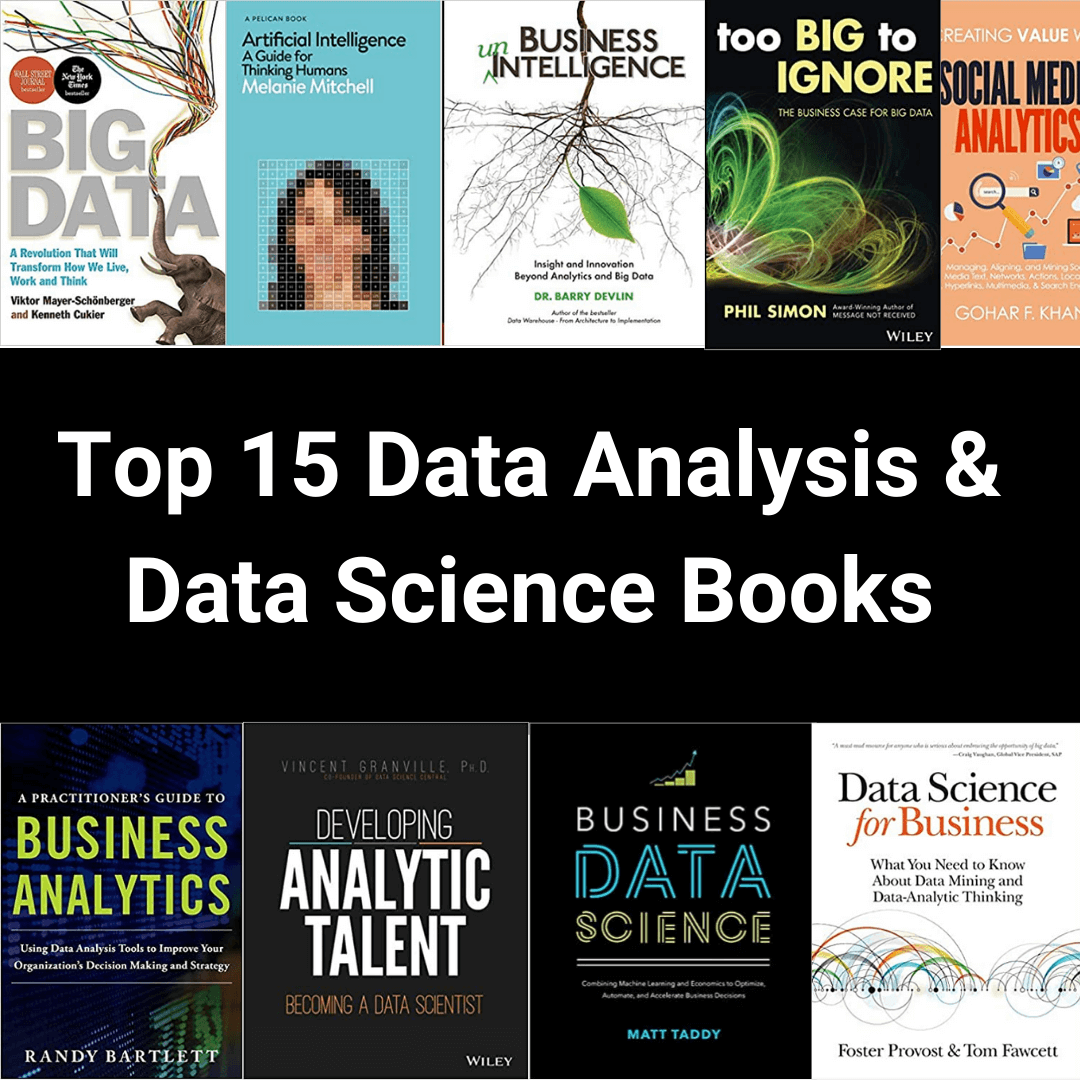 Top 15 Data Analysis and Data Science Books thumbnail